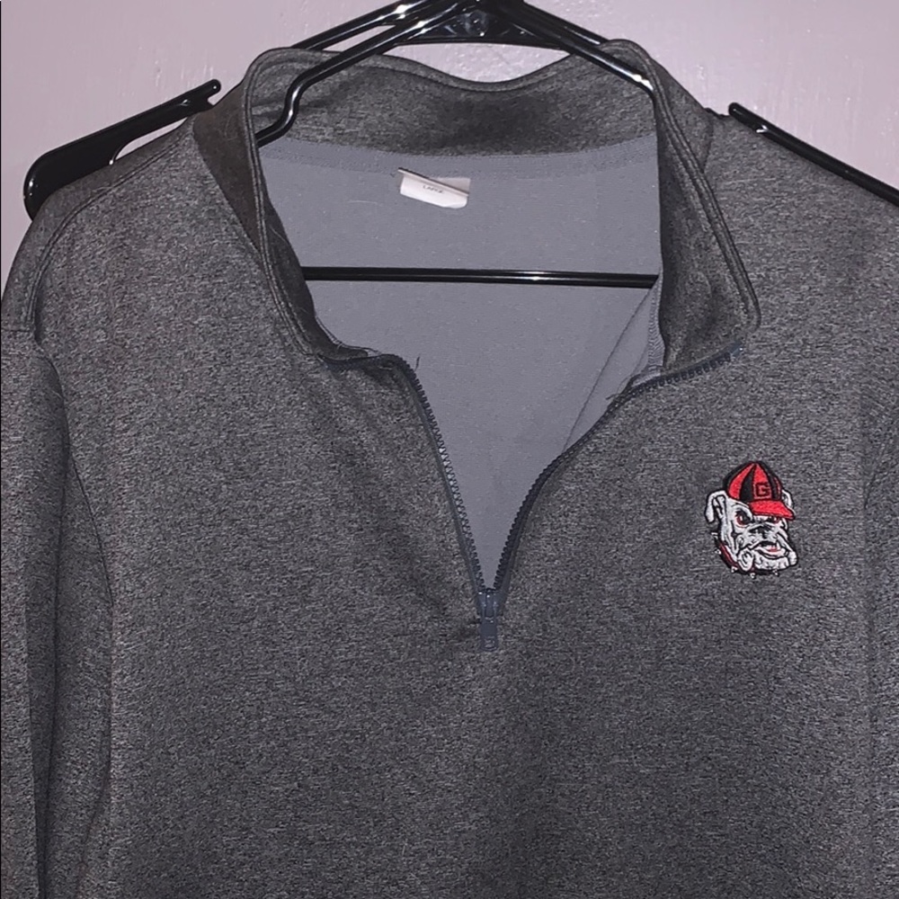 Large Georgia Bulldogs quarter zip